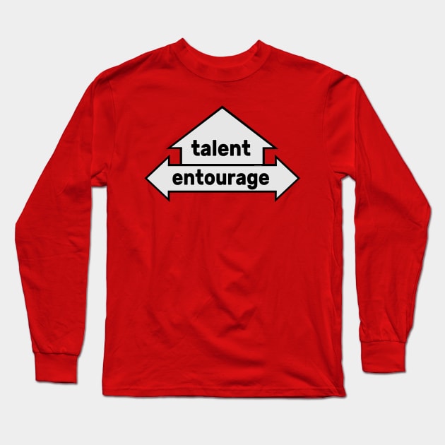 Arrows - Text Art - Talent & Entourage Long Sleeve T-Shirt by fakelarry